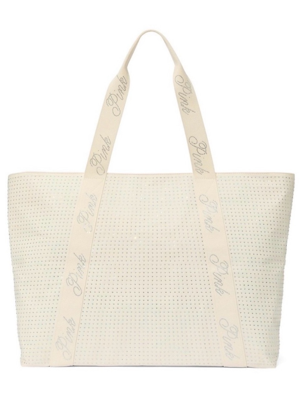 PINK Victoria's Secret ivory Sequin Tote